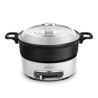 [JOYDEEM JD-3706W] Multi-function Cooking Pot| Coconut Milk White| 3-speed Precise Temperature Control| 4 Sets of Baking Pans