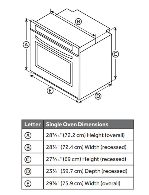 ROBAM Slide-In Oven RQ331, 141.5L Volume, 4800W, 30" Size, 220V