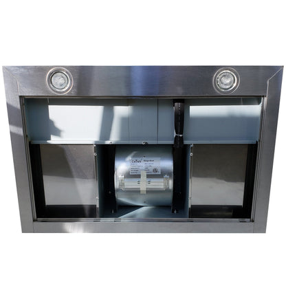 [CROWN PRO-Z01] Range Hood| 800 CFM| Wall Mount| 30"or 36"| Stainless Steel